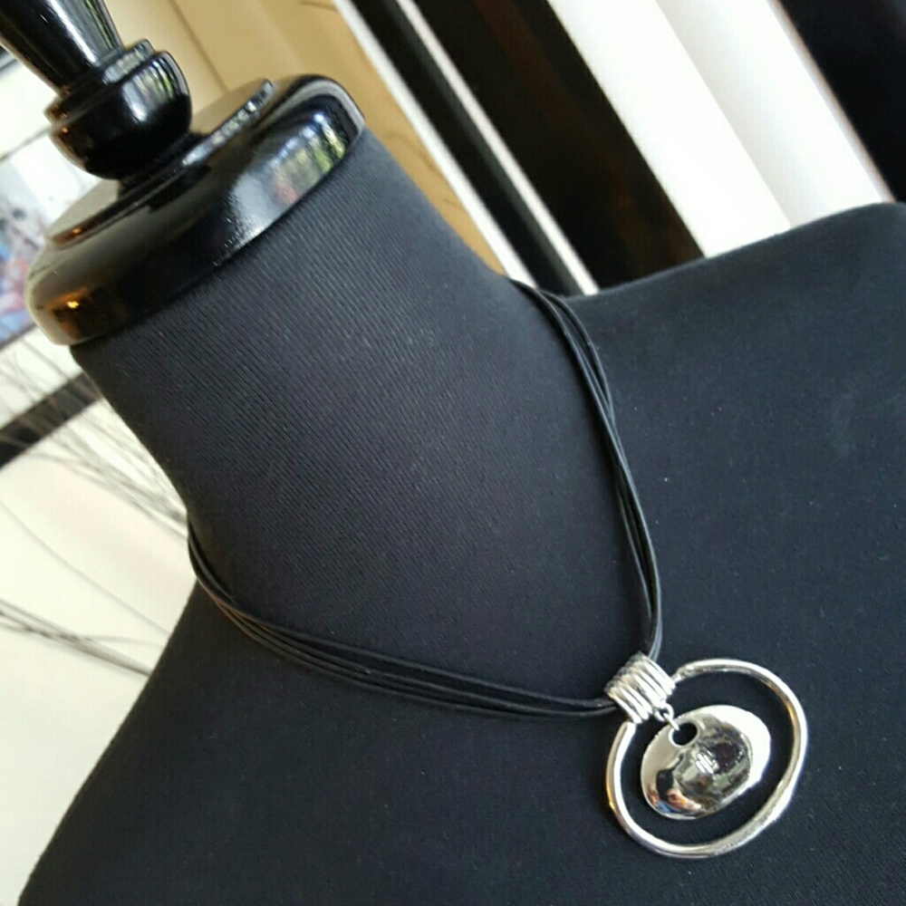 Ralph Lauren Black and Silver Necklace